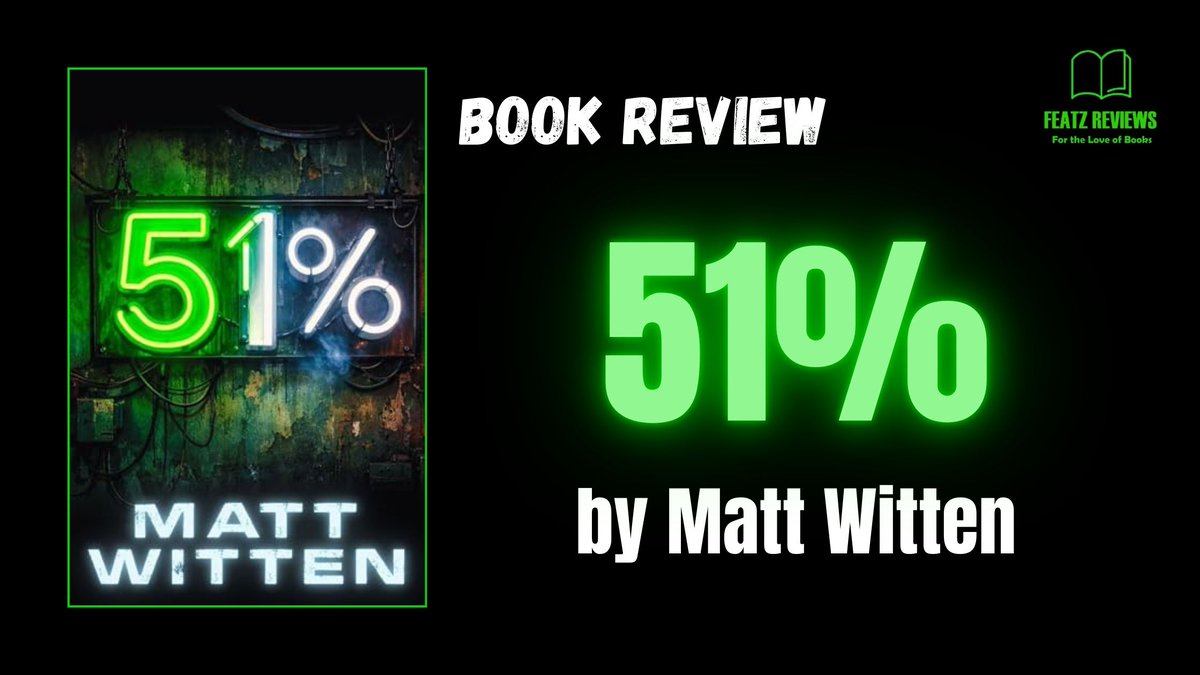 FeatzR's tweet photo. I am very excited to share my review of #51percent by @MattZWitten  on the blog today. 
If you want a (fictional) glimpse of America in twenty years. Head over to: https://t.co/JUATsUesn6 for my full review. https://t.co/lVhNvq827Q