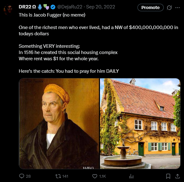 DejaRu22's tweet photo. If you've been following me for a while...

You know this billionaire is unlocking FUGGERMODE https://t.co/vaO34WYiQn