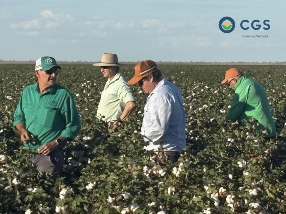 cgs_aust's tweet photo. What a great afternoon at the CGS St George Field day! 

Thank you to Craig Saunders, Larissa Holland, Scott Brimblecombe, Andrew McKay and Jeremey Jones for speaking. 

Peter North for driving the bus around to all the cotton paddocks. 

Peter White and Mick Bange for attending and answering a lot of questions. 

Thank you to everyone who came along and made it a great day 😊

@csd_cotton @CottonInfoAust Darling Downs Spray Tech, Saunders Farming