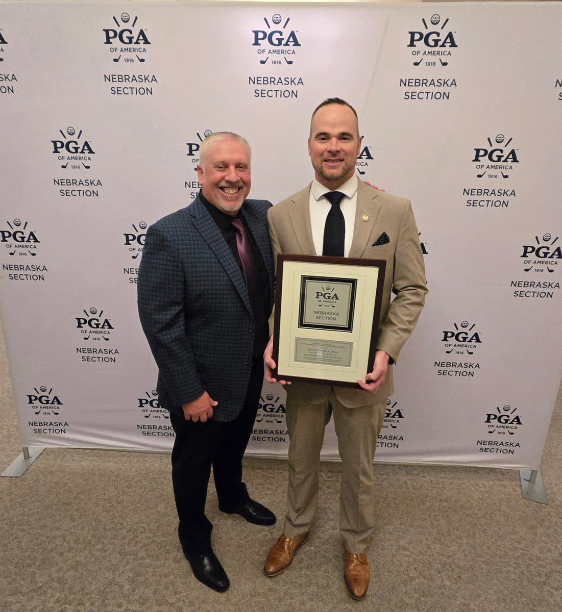 Coach_NormanPGA's tweet photo. 🚨What an inspiring evening!!

Congratulations to all of the 2025 @NebraskaPGA Award recipients &amp; Hall of Fame Inductees‼️ ⛳️ 

#RyanNormanGolfAcademy #CBCC #NebraskaPGA #GridLife https://t.co/ns8S5Jyvub