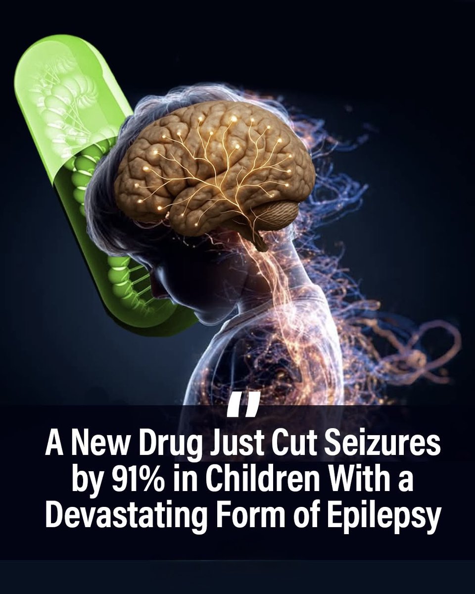 ScienceUnfold's tweet photo. 🚨 MAJOR BREAKTHROUGH IN Epilepsy Treatment for Children

What if a new medicine could cut seizures for kids with a devastating condition… by almost 90%? That’s exactly what early research suggests. In a recent study, a new drug being tested in children with a severe form of epilepsy showed dramatic drops in seizure frequency, giving families real hope. The results are early — more testing is needed — but the findings are already turning heads in the medical world.This could be a huge step forward in treatment.

Source: Smith, J. & Lee, A. (2026). Early results on new epilepsy drug in children