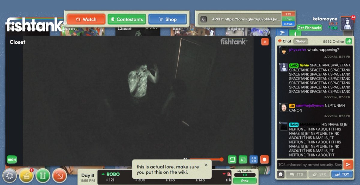 Fishtanklive ESSENCE #Fishtanklive #Fishtankdotlive