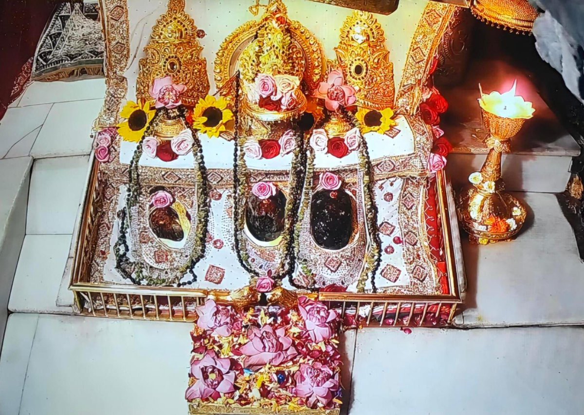 DrVikasPadha's tweet photo. 🌹॥ॐ ऐं ह्रीं क्लीं चामुण्डायै विच्चै॥🌹

          श्री माता  वैष्णो  देवी जी 
के आज की आरती के शृंगार दर्शन 

   🌷23 March 2026🌷

🌹🌹🌹🙏🌹🌹🌹🌹
           
माँ भगवती आप की सभी मनोकामना पूर्ण करे🙏
 🙏#जय_माता_दी🙏
🙏🙏🌹🙏🙏
🙏🙏🪷🪷🙏🙏 https://t.co/yQirDvYND4