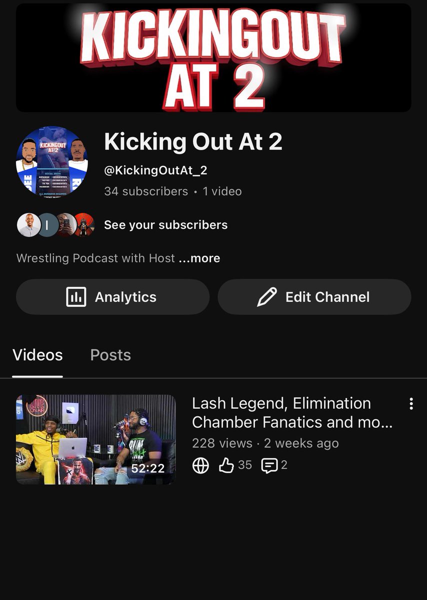 _yodee11's tweet image. Subscribe to @KicknOutat2Pod YouTube

Catch Myself &amp;amp; Co-Host @RIO_BLM2K

#KickingOutAt2 !!!!!  

Link 🔗 youtube.com/@kickingoutat_…
