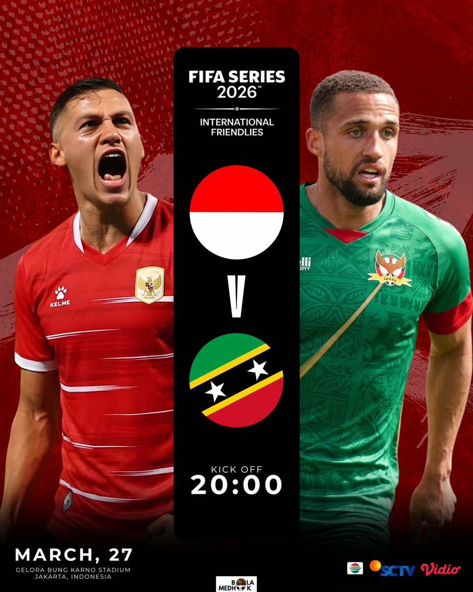 tidaknetral_FC's tweet photo. #BahasTimnas
#FIFASeries 2026
Jum'at, 27 Maret 2026 (20.00 WIB)
๐ฎ๐ฉ (122) vs (154) ๐ฐ๐ณ #IDNSKN
Sudah siap menyambut laga pertama ๐ฆ
Pasukan Garuda di bawah komando pelatih anyar? Gimana prediksimu untuk laga ini? https://t.co/mqe1Bxpk5l