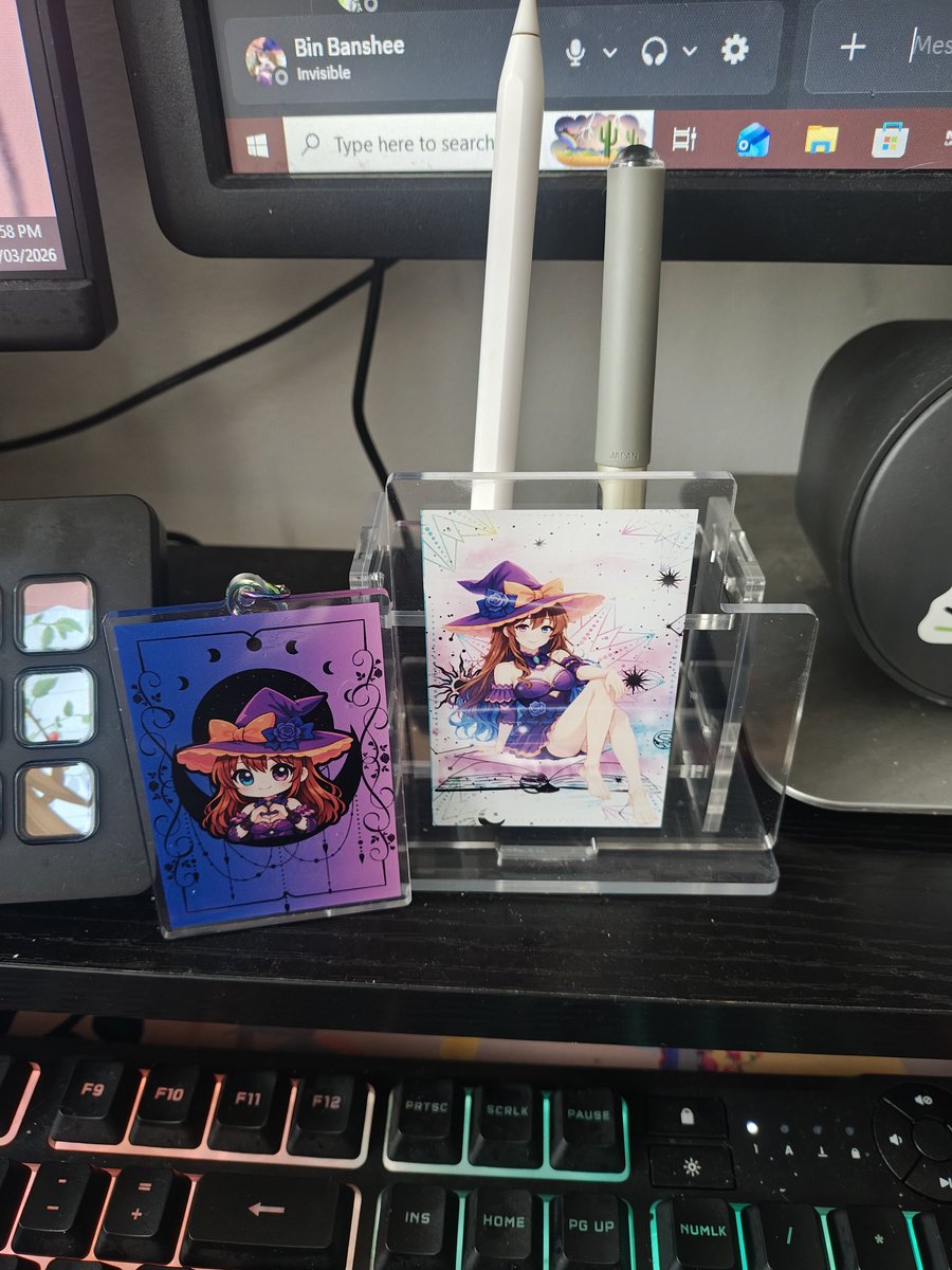 BinBanshee's tweet photo. 3 Days til my anniversary subathon and guess what came just in time!! The give aways!! I love the way they came out! My favourite is the blankie but honestly all 3 are perfect! See you guys on Thursday!! https://t.co/65aJc7ExUY