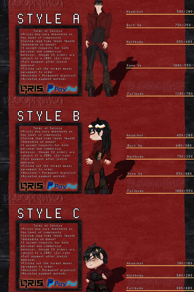 Mccyart_'s tweet photo. HELIOS'S CUSTOMIZE ART SHEET
Do read the Term of Service, harga bisa berubah tergantung diskusi (asik) https://t.co/8KmPGZEfPd