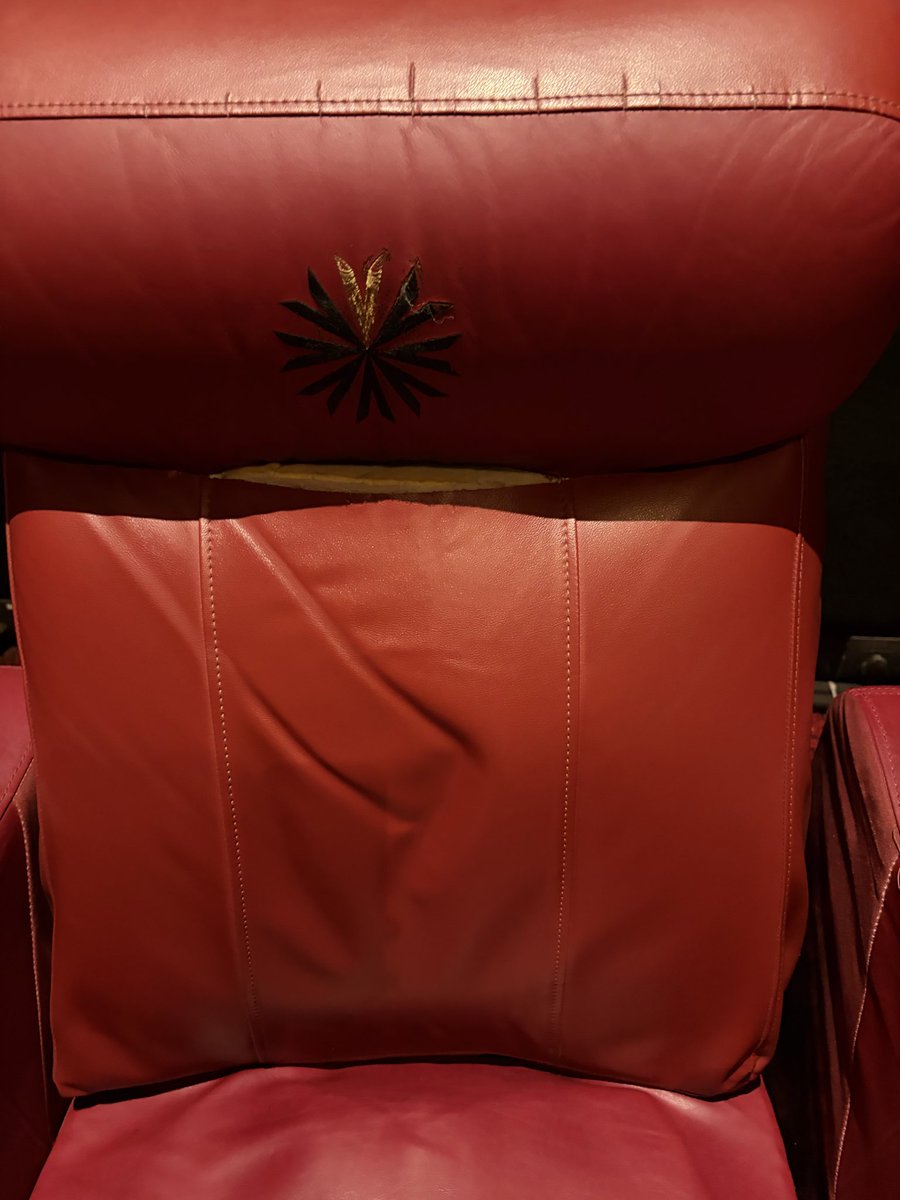 akky1827's tweet photo. @_PVRCinemas What kind of premium experience is being provided for charging such high for recliners and not maintaining the recliner chairs? This is straight away looting the customers… just look at the condition of the chair at Grand High Street Mall Hinjewadi Pune. https://t.co/7QTAF9CzCA