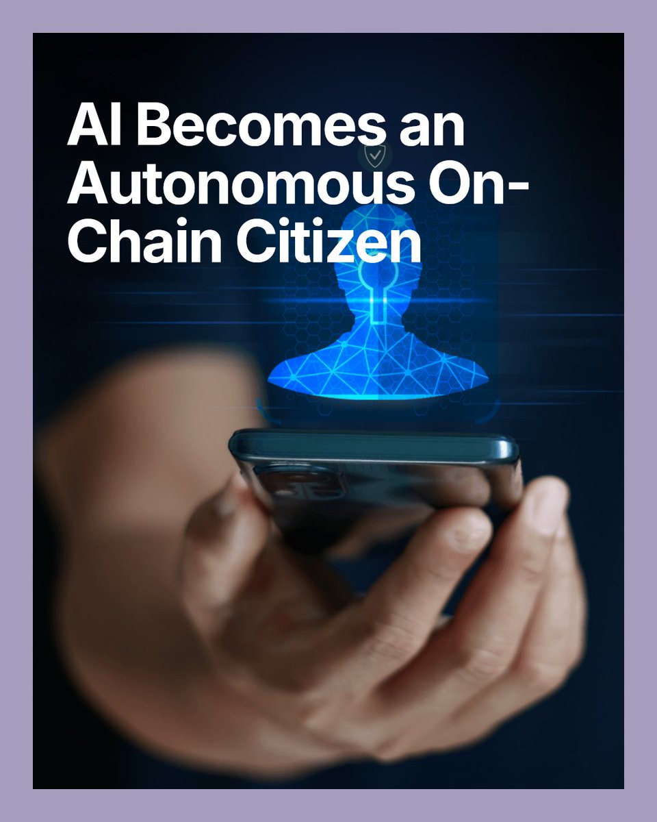 carv_official's tweet image. Autonomous AI agents with real identities. 

CARV ID (ERC-7231) = verified identity + real-time intel for on-chain governance. AI evolves from passive tools to autonomous beings that govern and collaborate on-chain—opening new frontiers.