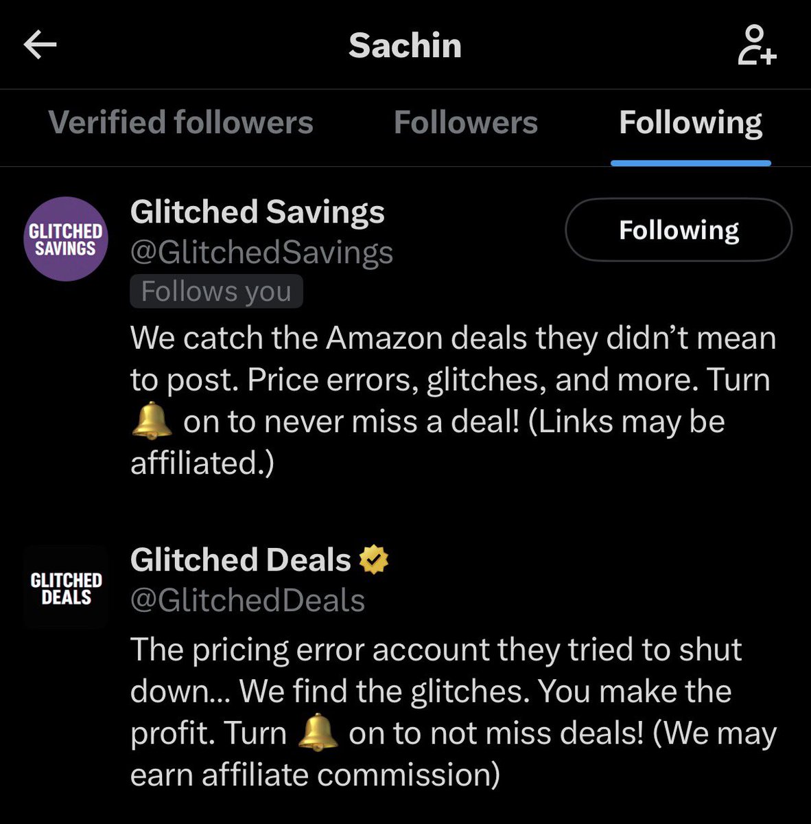 Glitched Deals tweet media