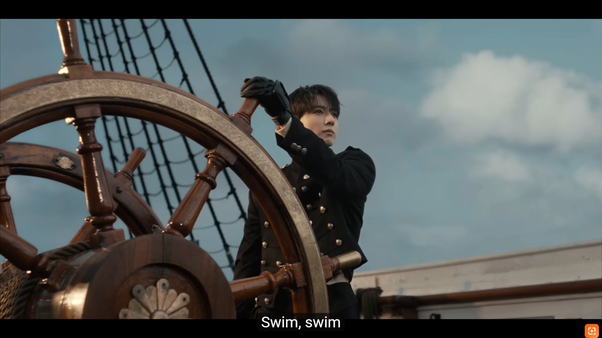 tauruskook's tweet photo. #ATS #ARMYTS I think we forgot a major imagery that RM always used for himself and the group: they are like 7 people in a boat, looking in different directions, but their destination is the same. They showed that directly in this mv of a comeback after 4 years. https://t.co/SuigIEa1eQ
