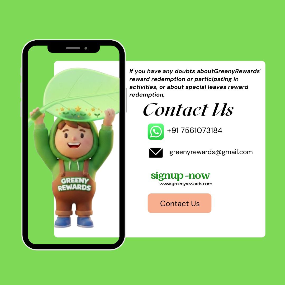 greenyrewards's tweet photo. If you have any doubts about GreenyRewards' reward redemption or participating in activities, or about special leaves reward redemption, contact us https://t.co/p5vCtCkRHI