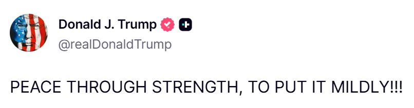 Commentary Donald J. Trump Posts From Truth Social tweet media