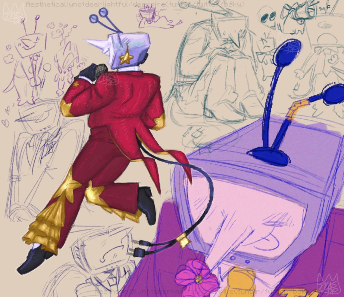 Deerpire's tweet photo. Tenna hours

#deltarune #tenna https://t.co/iPyEgSRCVc