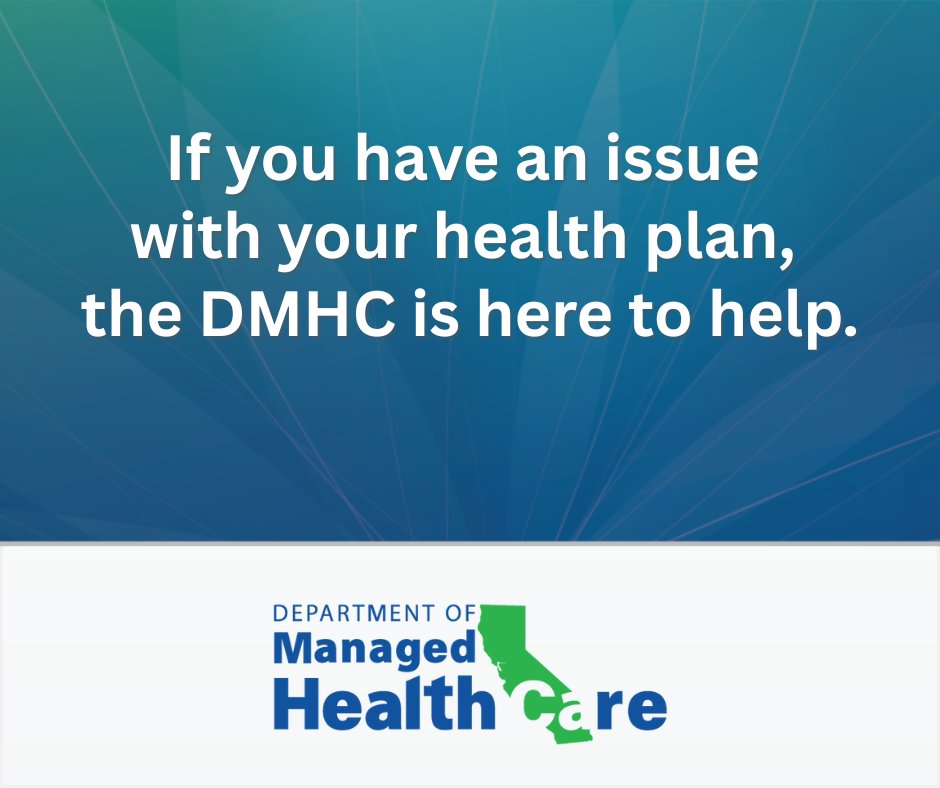 California DMHC tweet media