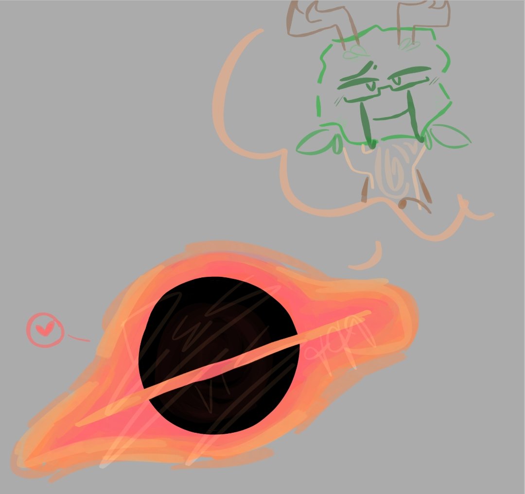 fifteenkisser's tweet photo. day 5 of drawing black hole until he has a speaking role in TPOT
ANOTHER LATE & QUICK DRAWING. treehole for the masses. BH looks a little funny here but it's ok..
#deathpact #tpot #bfdi https://t.co/sBEq1kp5QF