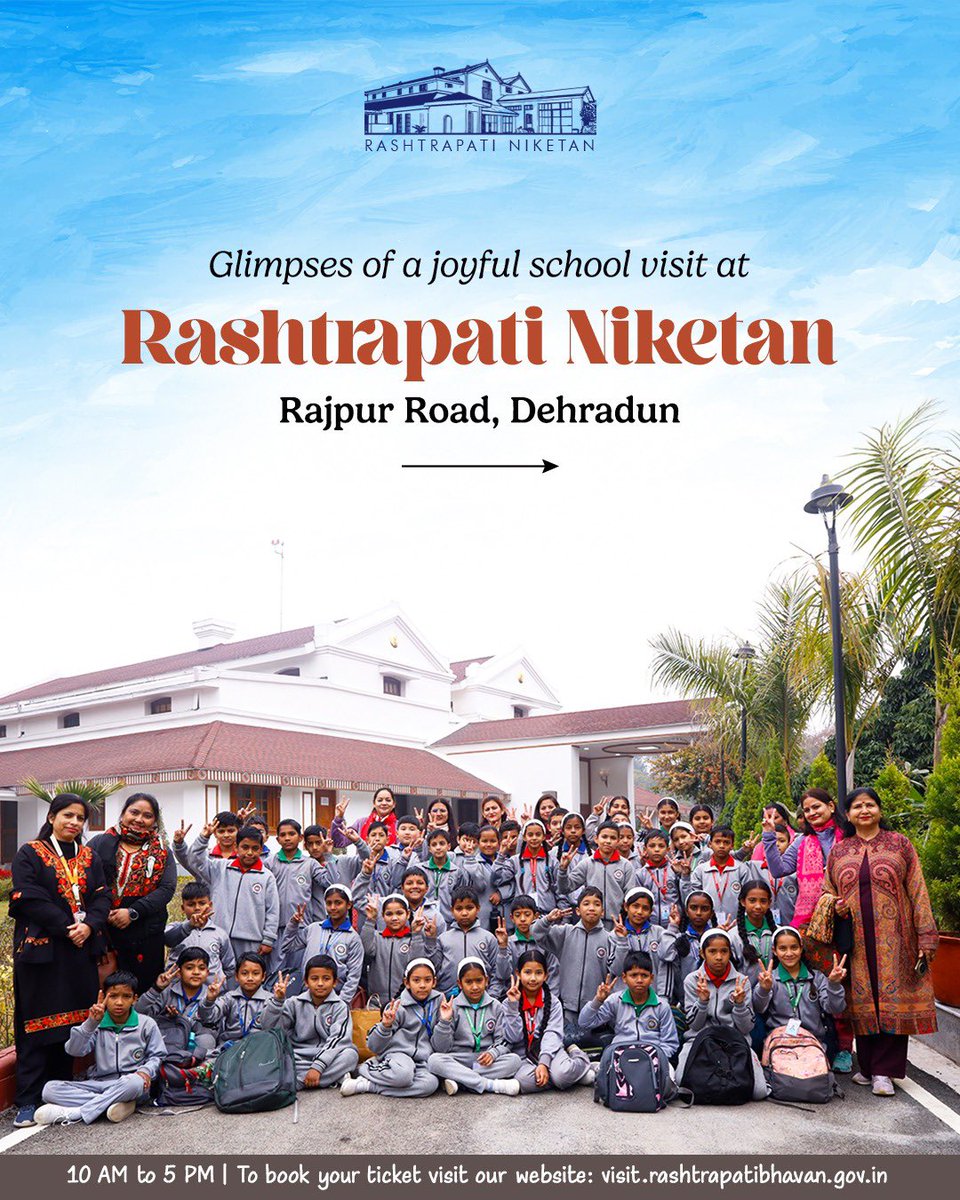 Rashtrapati Bhavan Visit tweet media