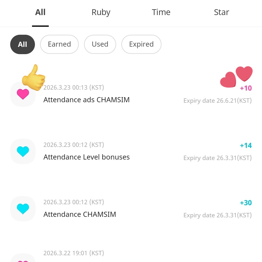 KaiVotingPage's tweet photo. 🐻📢 DON'T FORGET TO COLLECT THE IDOLCHAMP ATTENDANCE!

Get the attendance ads worth 10 Ruby Hearts ❤️

Remember to keep collecting the Ruby Hearts and cast your vote for #KAI 💛

카이팅!! 💪🐻 https://t.co/Sd5NYRD3CC