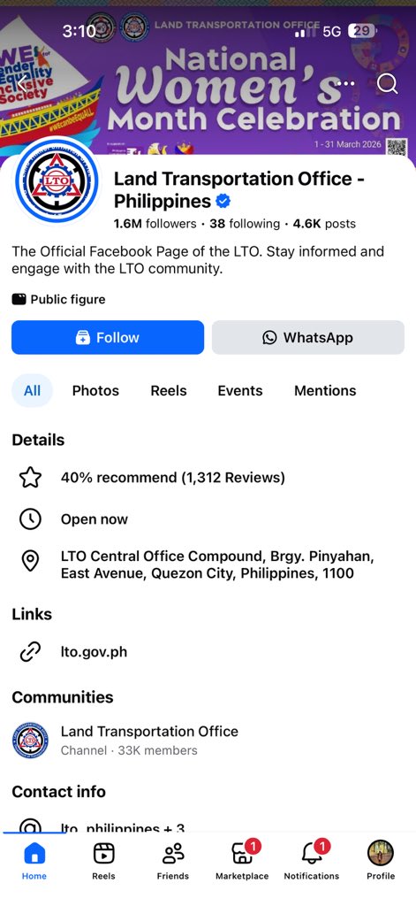 tynmistica's tweet photo. @LTOPhilippines I'm not sure if this is valid but if not, this is very alarming. Please check ASAP. 

Photos:
SMS: the "warning" I got today with a link redirecting to a portal

FB Page: LTO's official page with official website link

Portal: Actual LTO portal https://t.co/trvGCsx5TL