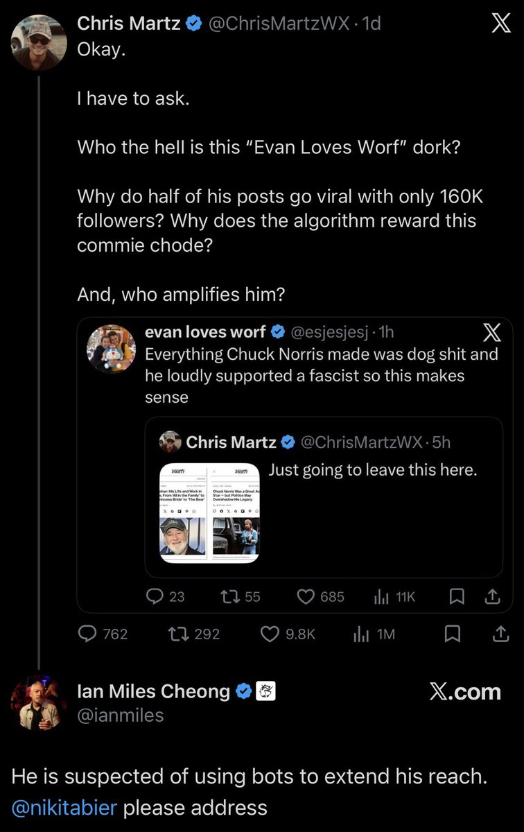 evan loves worf tweet media