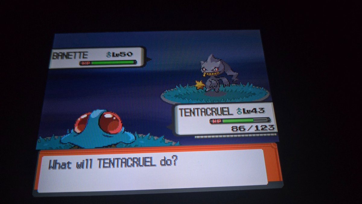 Logos729's tweet photo. Maaan I remember as a kid being so forlorn that I could never catch Banette cuz it only showed at night and I wasn't allowed to have my DS at night lmao, didn't stop my ass from sneaking it to bed ofc https://t.co/gfJ52QqKGb