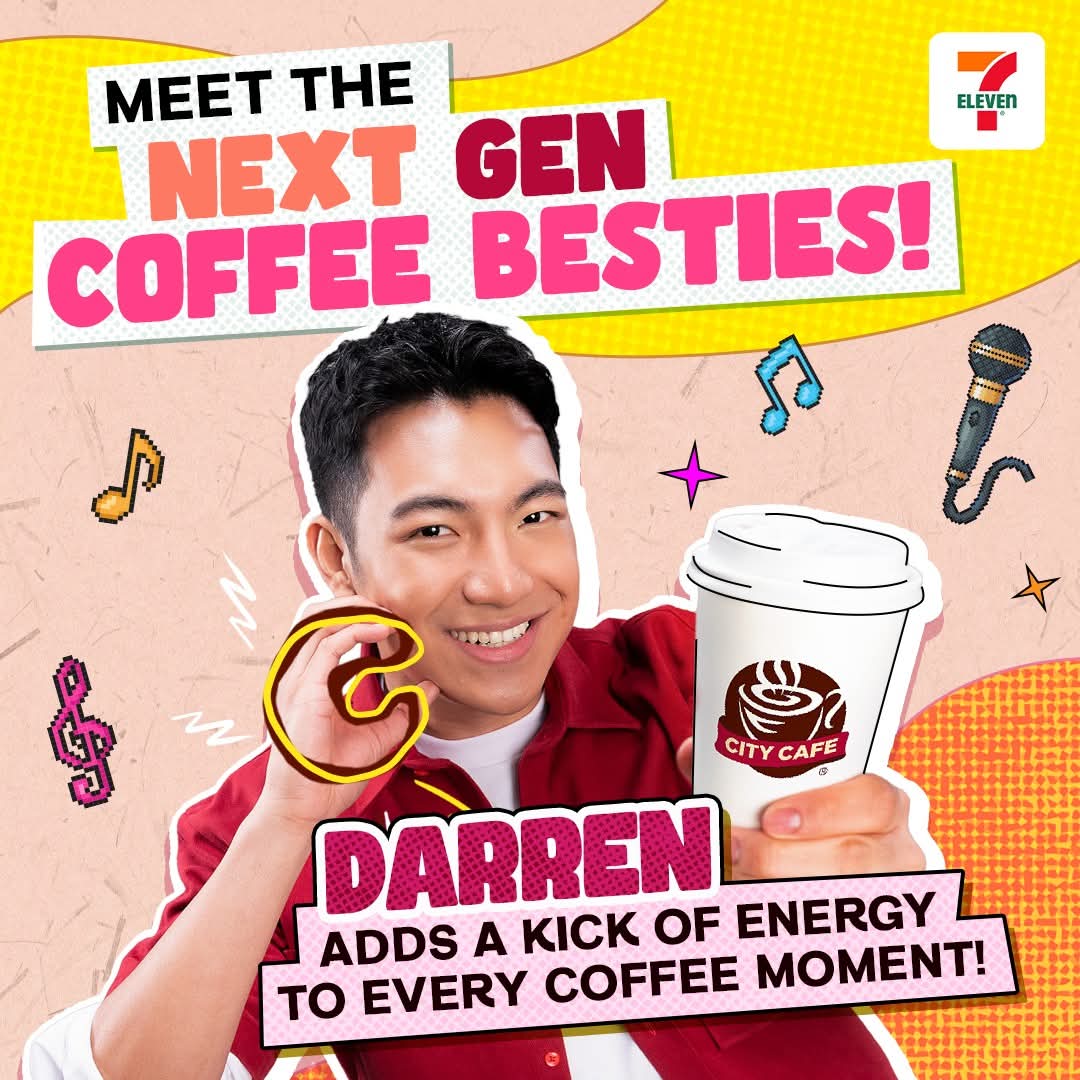 Invite the whole squad for a sip of #CityCafe coffee, just like #711ph's New Gen Besties!☕️💚

#DARREN <a href="/Espanto2001/">Darren</a>