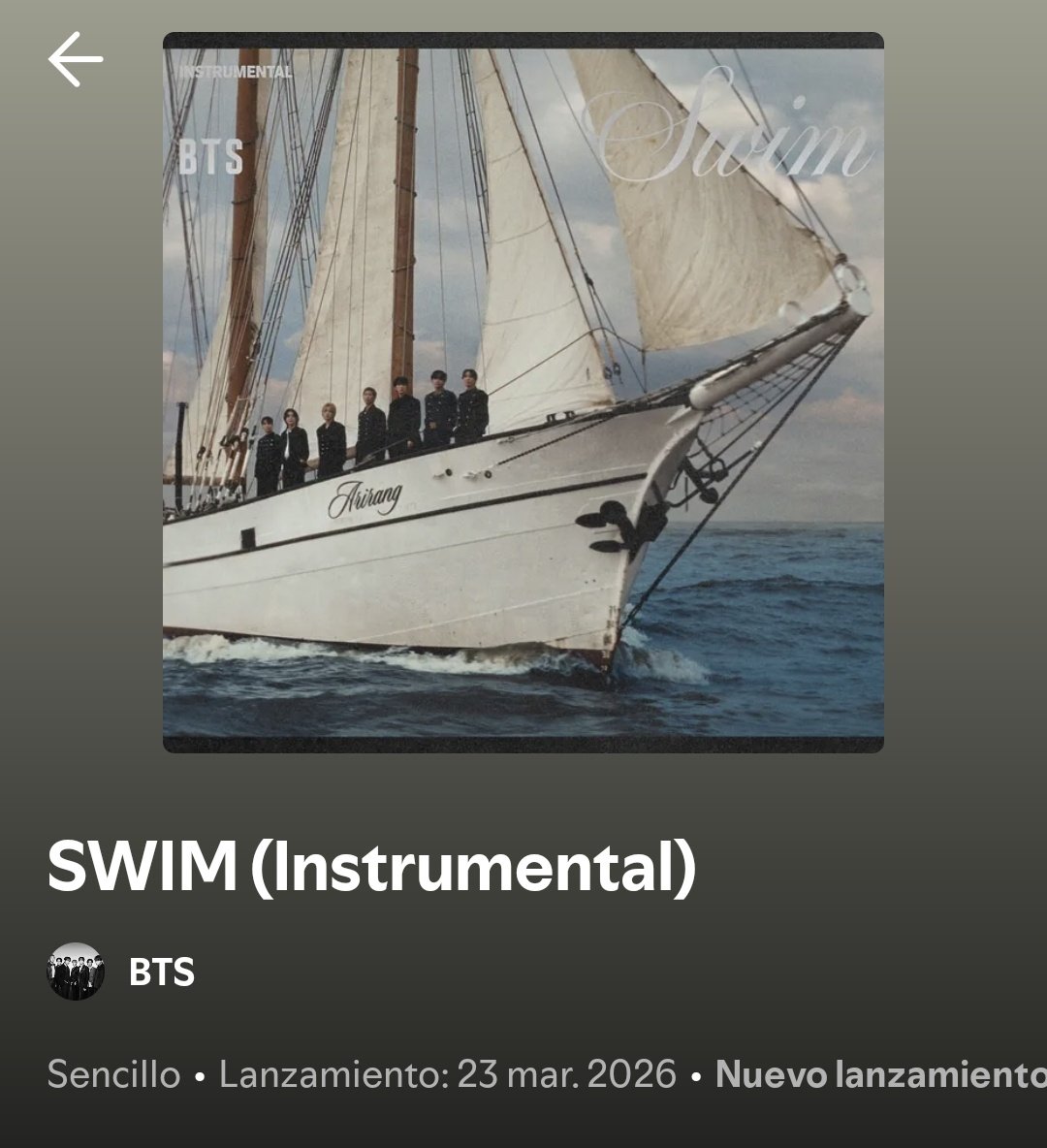 DE LA NADA????!!! 😭😭😭😭 Entonces ahora vamos a darle x60 a swim... SI HACEN PLAYLIST SOLO FOCUS DE ESTA POR FAVOR COMPARTANLA, gracias 

(open.spotify.com/album/4jWLf6Mm…)