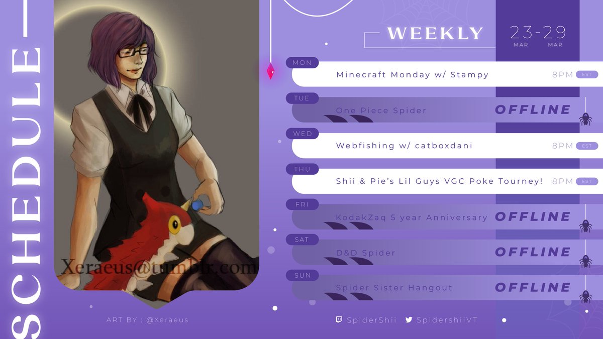 SpiderShii 🕷️ Spider Vtuber tweet media