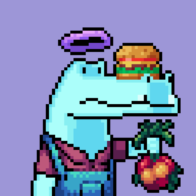 Toothy Greetings 🐊💚 tweet media