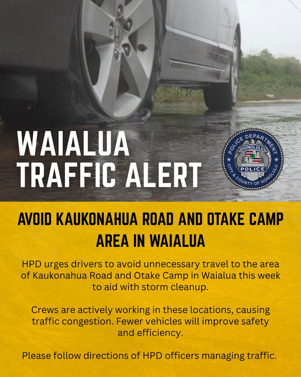 Honolulu Police tweet media