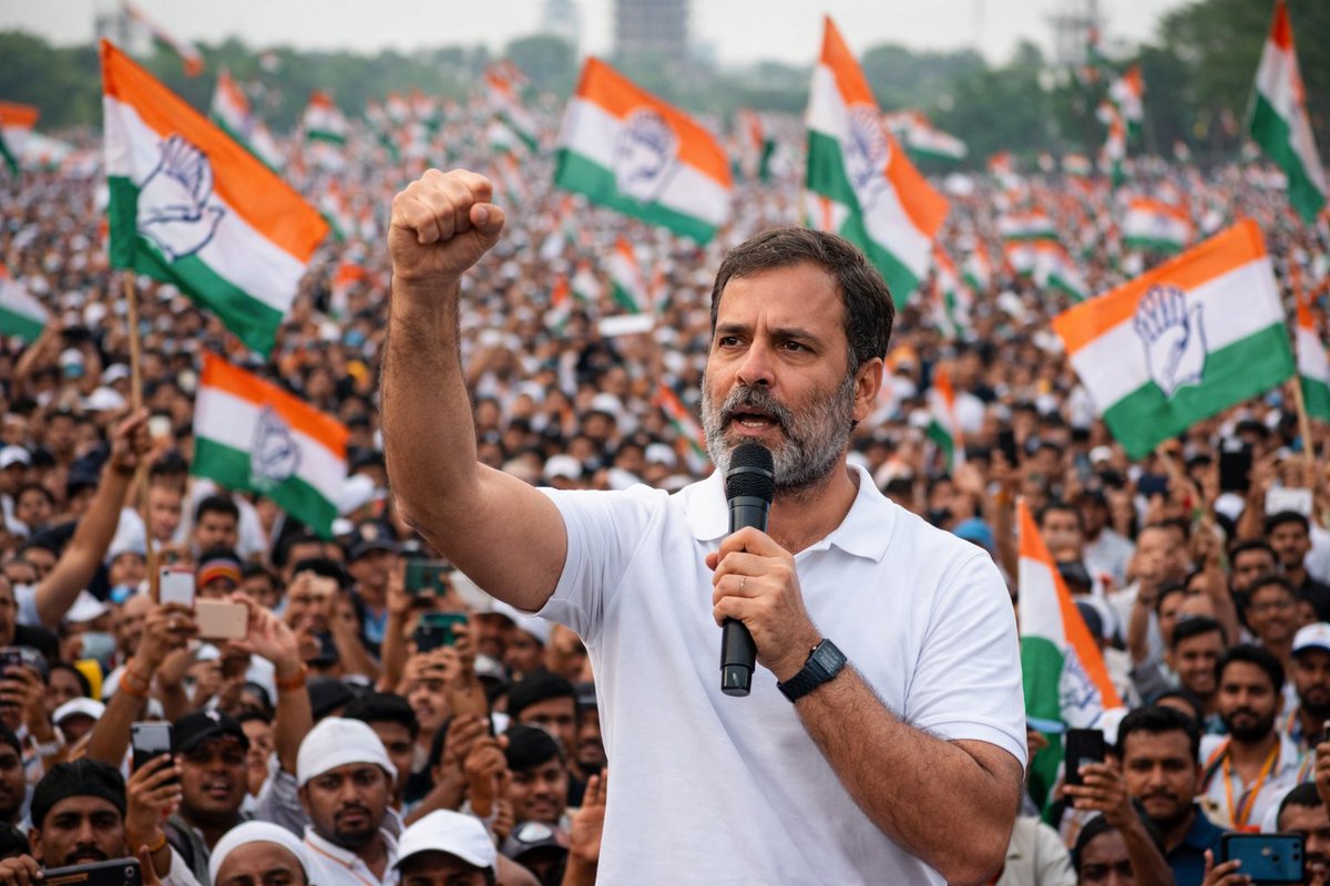 MahiBohra7's tweet image. आवाज़ उठाने वाला नेता ही असली लोकतंत्र की पहचान होता है ✊🇮🇳
Rahul Gandhi लगातार जनता के मुद्दों को सामने लाने की कोशिश करते हैं —
चाहे बात हो बेरोज़गारी की, महंगाई की या आम लोगों के हक की 🔥#RahulGandhi
#BharatJodoYatra
#Congress
#VoiceOfPeople
#Democracy
#TrendingNow
#India
