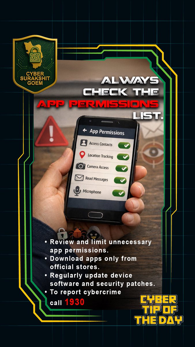 Cyber Surakshit Goem tweet media