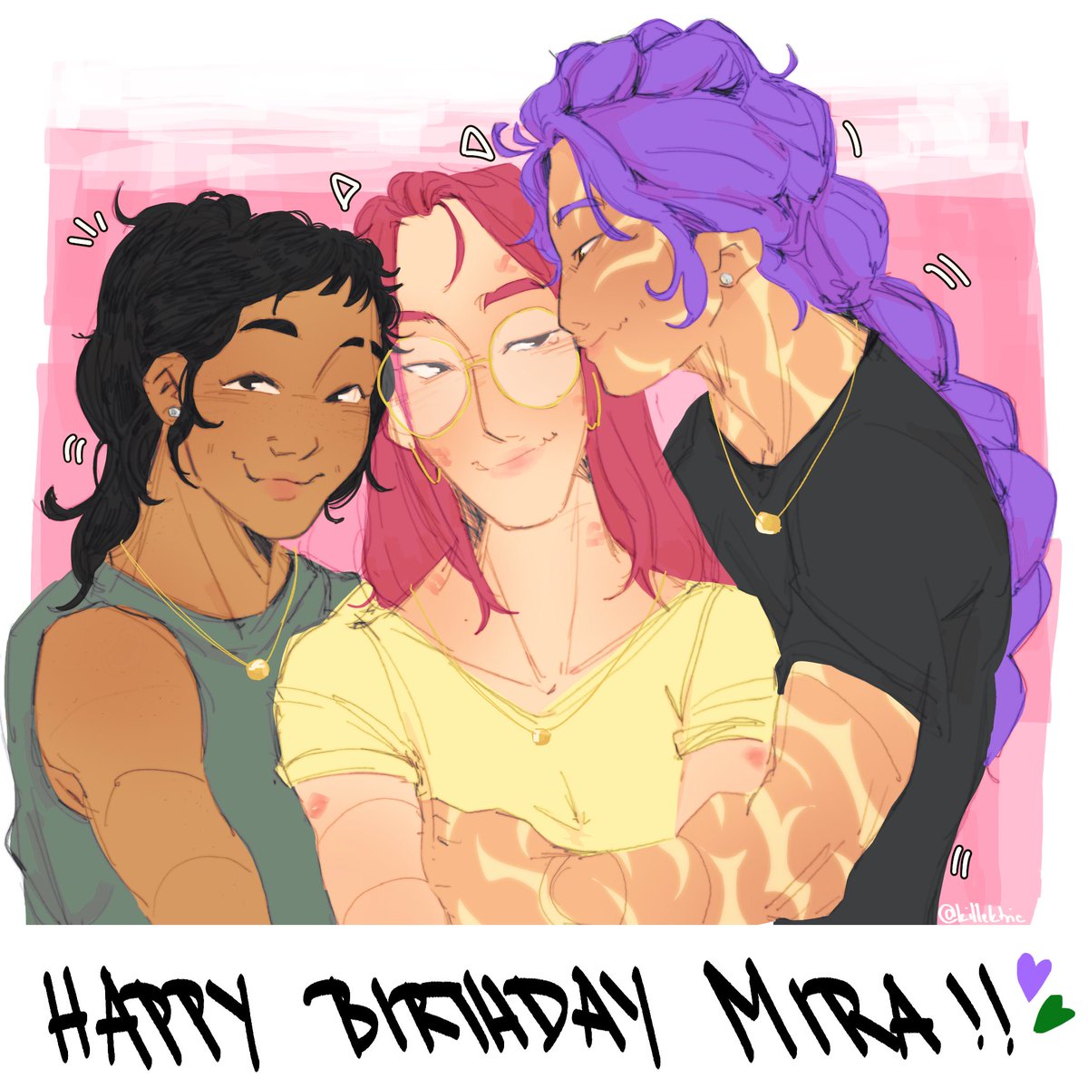 killektric's tweet image. Happy bday Mira!!🗣️🗣️🗣️🗣️🎉🎉🎉🎉  WOOHOOOO
#kpopdemonhunters #polytrix