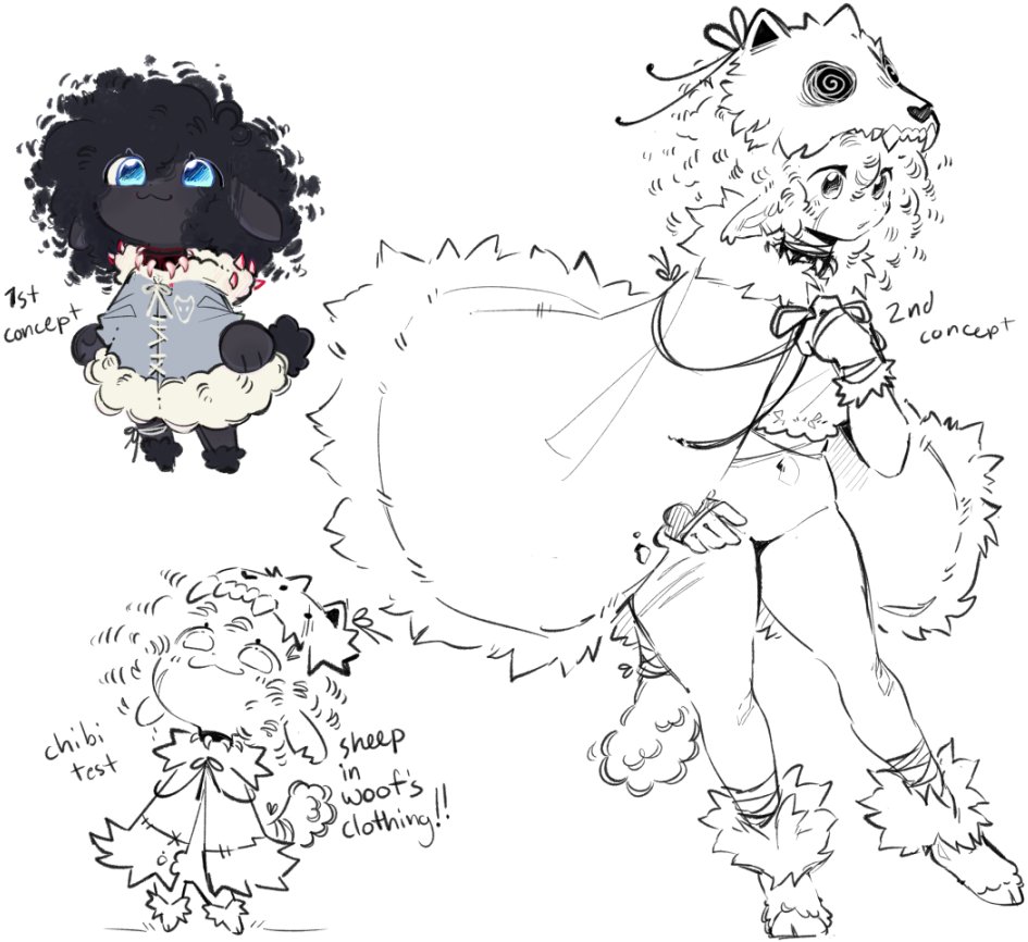 The VERY first Arts Of Shep! 
When She Was made to be a Vtuber Concept!