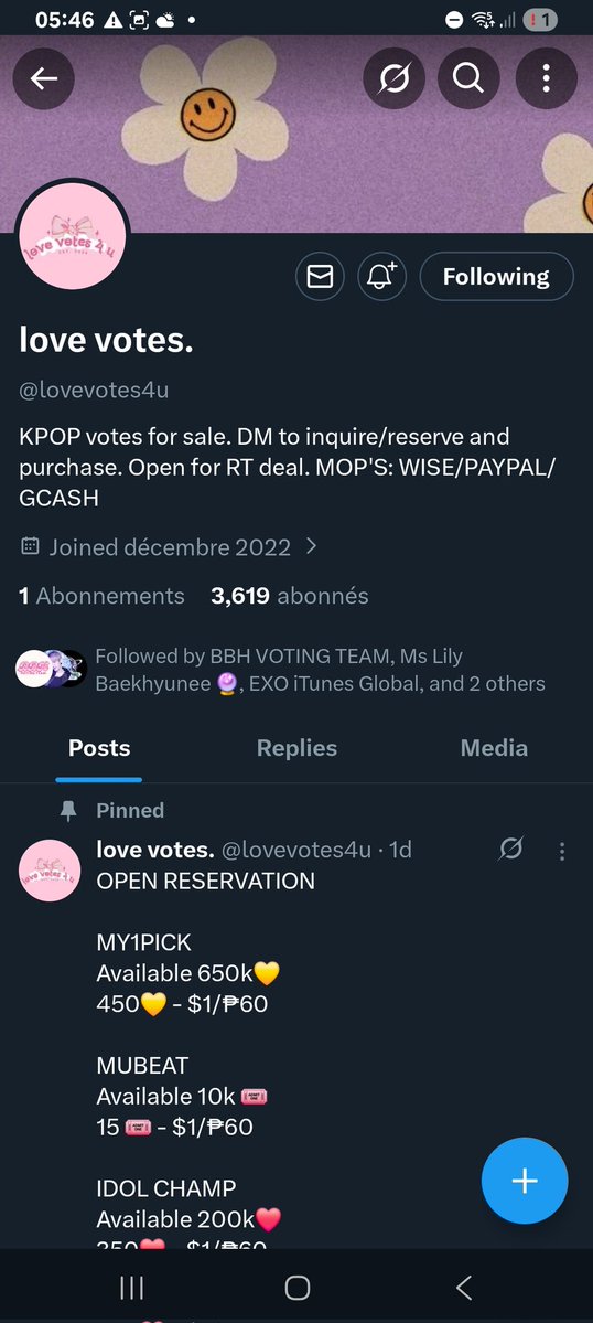 An OT9 fanbase On CBX SIDE tweet media