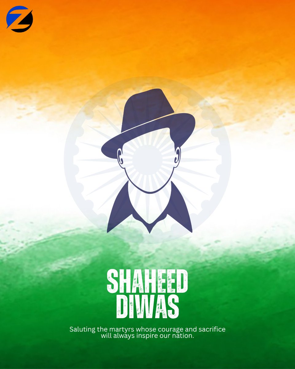 zikis_digital's tweet photo. Salute to Bhagat Singh on Shaheed Diwas 🇮🇳

A symbol of courage, sacrifice &amp; fearless patriotism.

Inquilab Zindabad ✊
#ShaheedDiwas #BhagatSingh #23March #InquilabZindabad #Respect #India #ZIKIS https://t.co/3bd06Mug3g