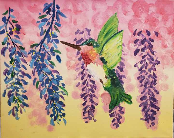 MacWashington6's tweet photo. Art of the Day! "Hummingbird". Buy at: https://t.co/PZCXX23a0E https://t.co/JYnzhJh8nt