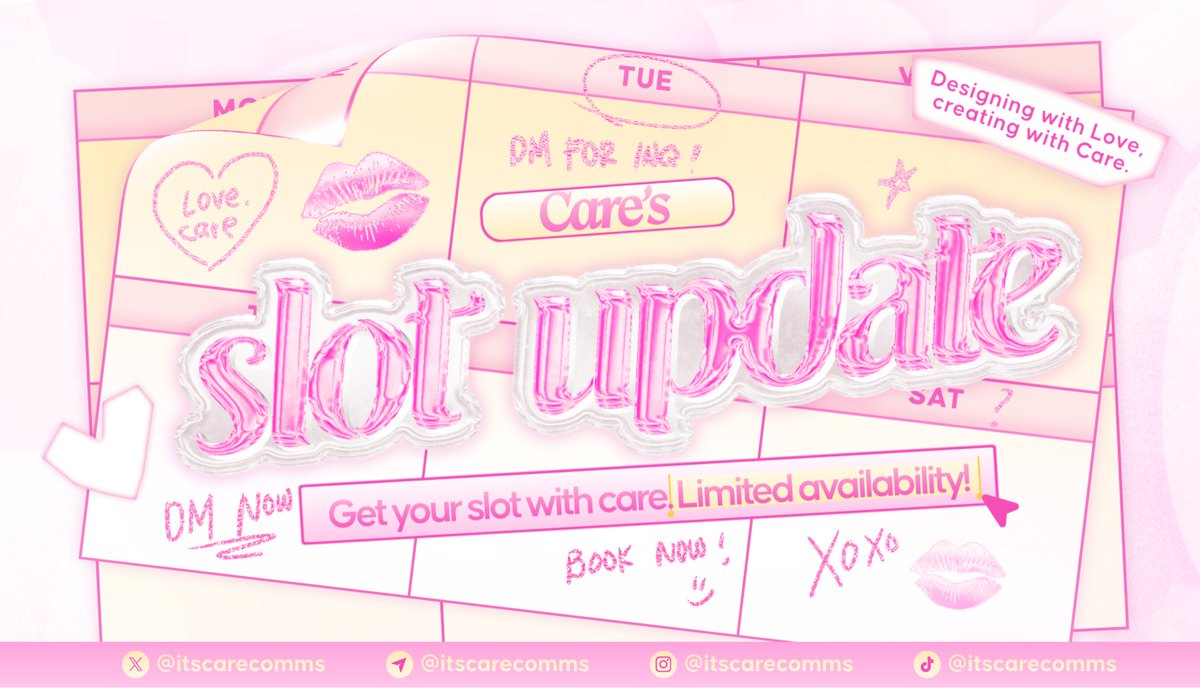 CARE COMMS 🎀 ꒰ Open .ᐟ ꒱ Accepting non-rush tasks tweet media