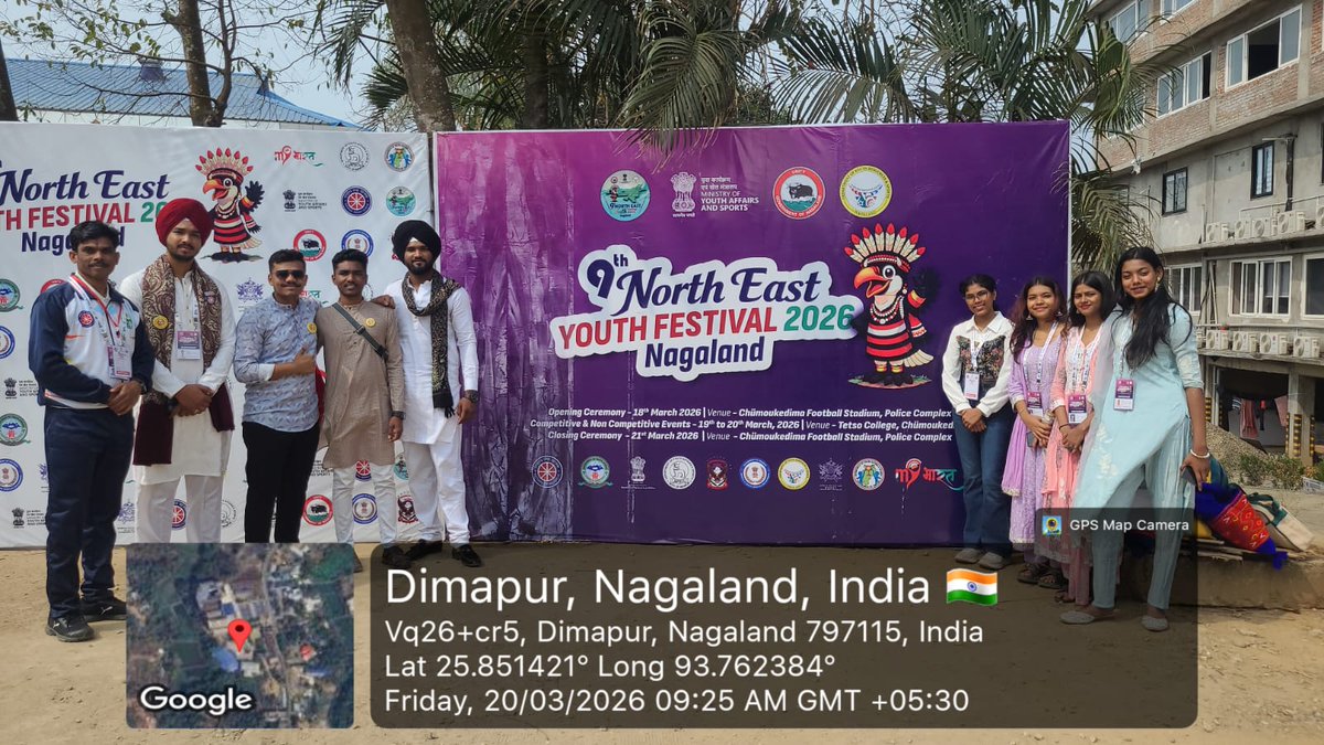 MaharashtraNSS's tweet image. NSS Volunteers &amp;amp; PO from RTM Nagpur University represented Maharashtra in Northeast Youth Festival at  Nagaland from 18-21 March 2026 
 
#UnityInDiversity #NortheastYouthFestival

@YASMinistry @_NSSIndia @mansukhmandviya   @khadseraksha   @mybharatgov @ChDadaPatil