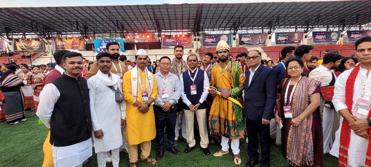 MaharashtraNSS's tweet image. NSS Volunteers &amp;amp; PO from RTM Nagpur University represented Maharashtra in Northeast Youth Festival at  Nagaland from 18-21 March 2026 
 
#UnityInDiversity #NortheastYouthFestival

@YASMinistry @_NSSIndia @mansukhmandviya   @khadseraksha   @mybharatgov @ChDadaPatil