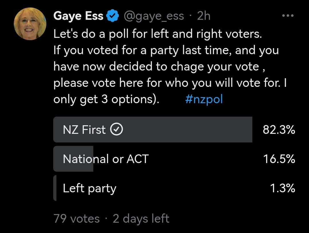 AerialKiwi's tweet photo. @gaye_ess going well on shell😁 VOTE @NZFIRST ❤️✔️✔️
I'D be trying to get through to the #leftparty on #FB if they weren't so #truthphobic so blocked me💯 @nzfirst
@winstonpeters @NZCPR
@NZFreeSpeech
@NZParliament https://t.co/GsqTxCOIZZ