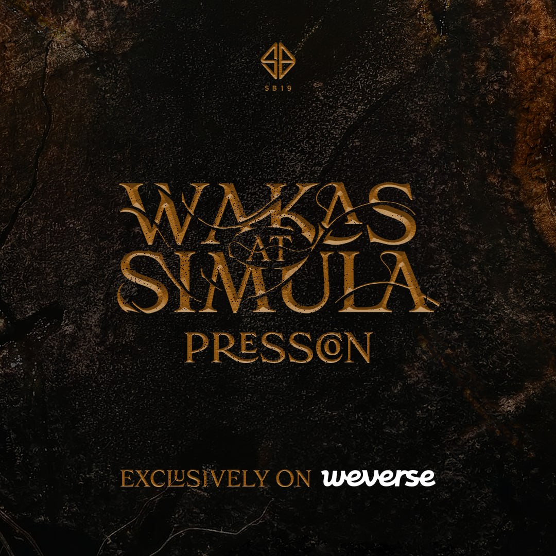 🚨 SB19 will having a Presscon this afternoon for their highly anticipated ‘Wakas at Simula’ album.

It will be live streamed exclusively on their Weverse community.