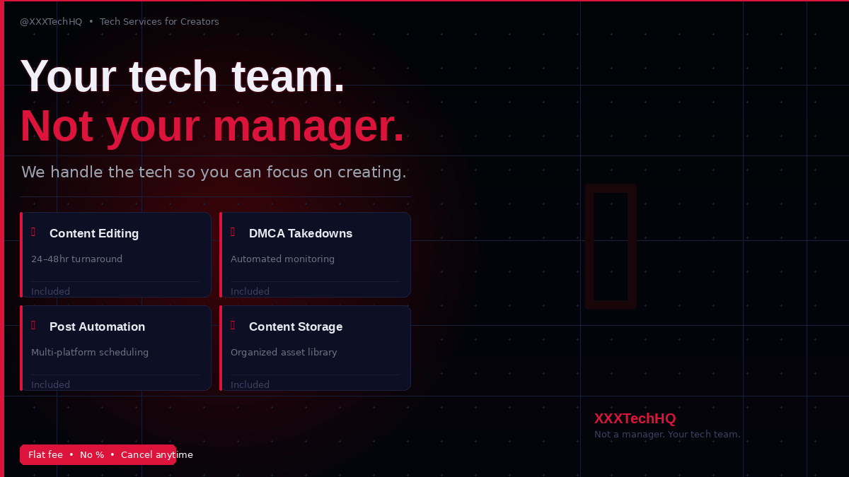 XXXTechHQ │ By Creators │ Tech Powered Services (@XXXTechHQ) / Posts / X