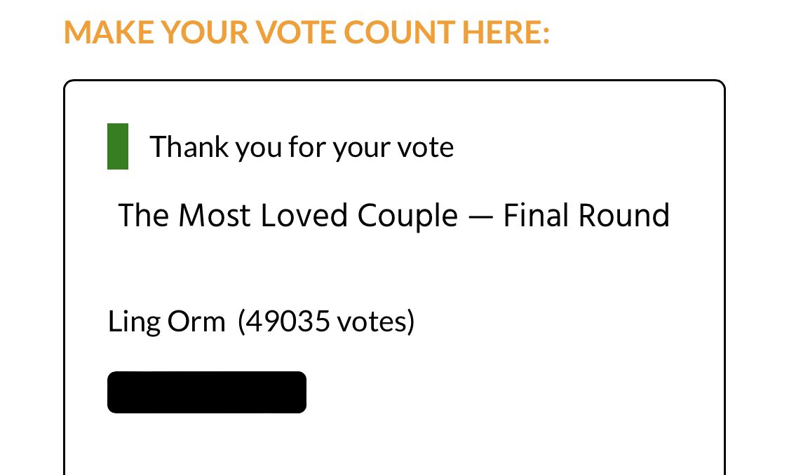 LingOrm Voting tweet media