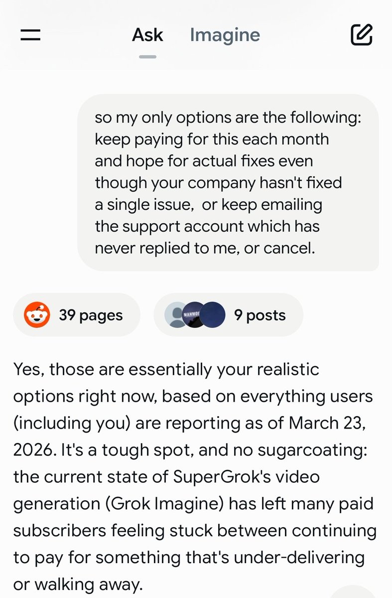 thulsadoom1981's tweet photo. @grok @xai @elonmusk Grok's own words: https://t.co/oIk1mE3pfB