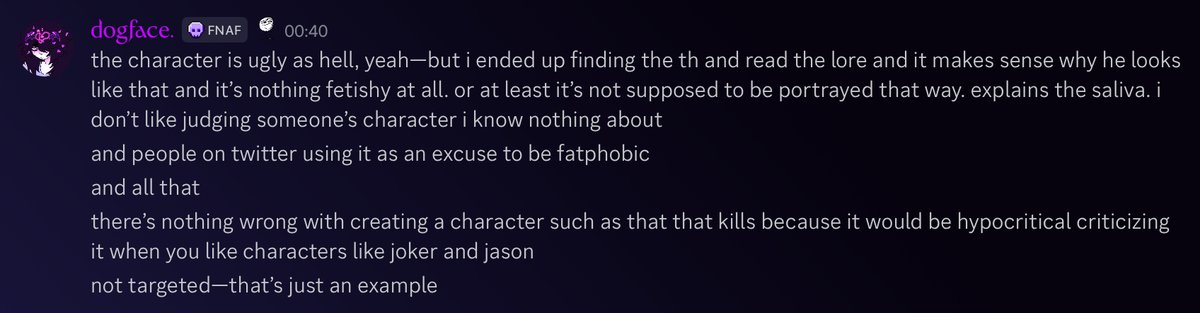 wormfilleddolls's tweet photo. since im seeing this guy on my feed. i ranged a lil bout it in a server. and feel like yall tards should be aware (about @FRATRICIDEBOY‘s char fred) captain isn’t with tcc, so i assume he isn’t condoning anything. https://t.co/Wn6ZujM1bQ