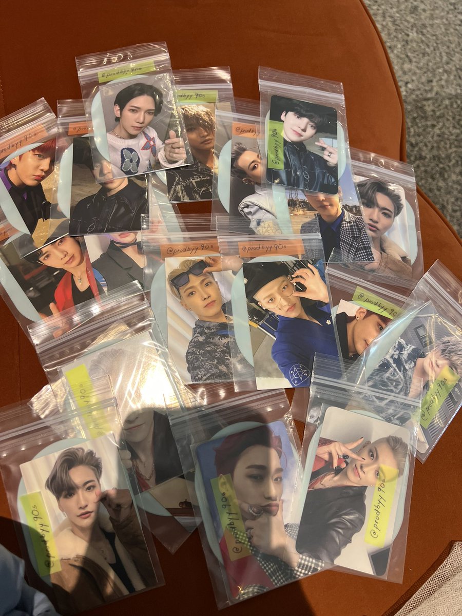 prodbyy90s's tweet photo. hello luvs! i will be going to #YunhoWarmCup and pls find me to retrieve these pocas from ateez fever era. these are mix of POBs poca + normal poca. 

p/s : pls dont throw//resell these pocas. ((if not you willnt be seeing ateez for 10 years ^^) https://t.co/Tx0Mpoojma