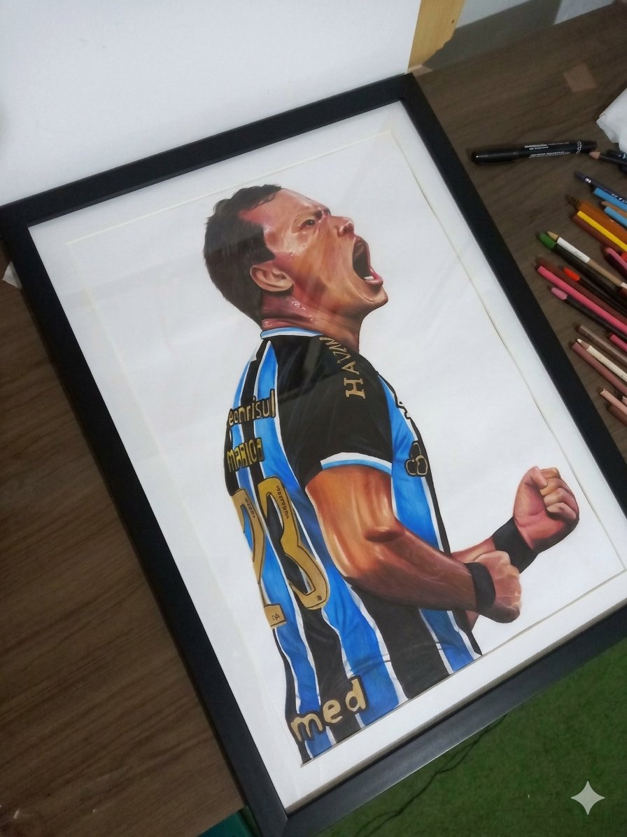AndreSa85996446's tweet photo. Que lindo que ficou pessoal esse desenho é para todos que gostam do marlon e torce por ele,vo representar todos gremista .se quizem me ajuda a compra mais lápis de cor e ajuda o artista seu que não mereço mais se quizer tá aí pix dasilvacassia53@gmail.com. não golpe pessoal https://t.co/7gmzqEO8By