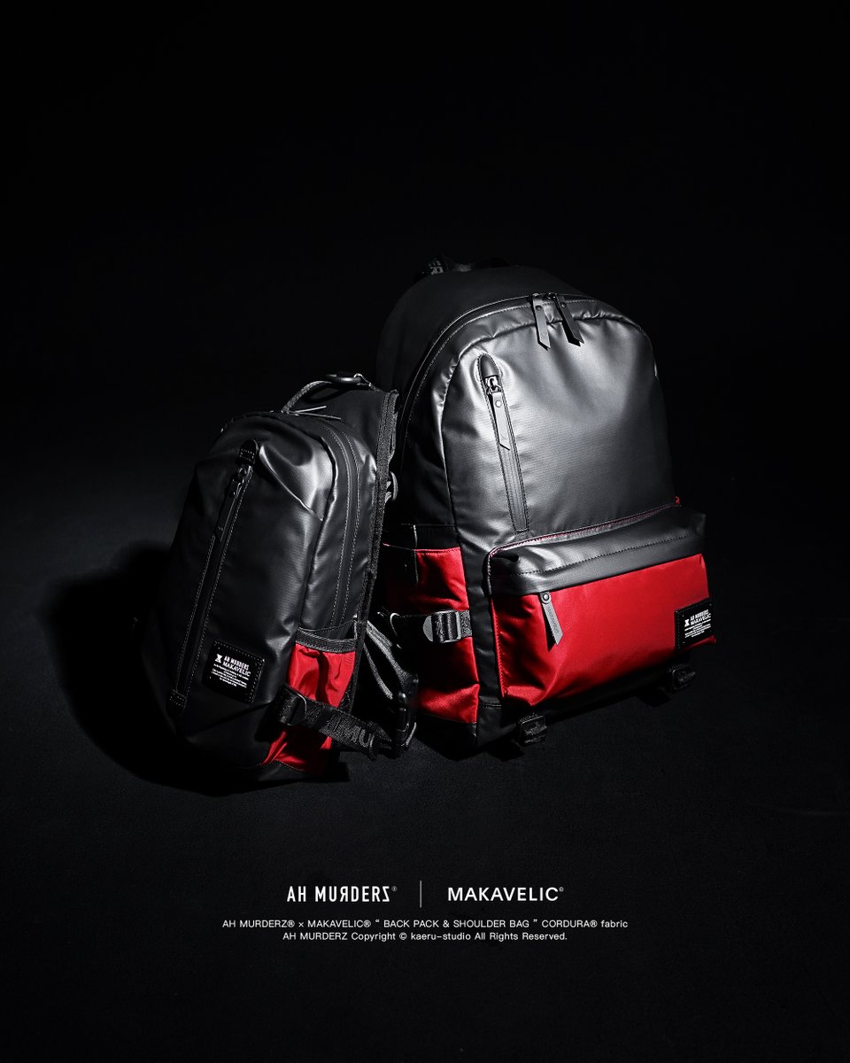 ついに今夜 20:00 発売開始 !!!!! AH MURDERZ × MAKAVELIC “ BACK PACK