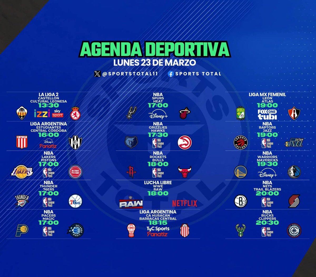🚨⚽ #AgendaDeportiva para arrancar la semana